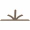 Ekena Millwork Richland Smooth Timber Gable Bracket, Douglas Fir, 96"W x 48"H x 1 1/2"D x 5 1/2"F, 12/12 Pitch GBW096X48X0206RIC00SDF - alternate 5